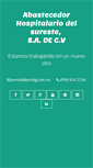 Mobile Screenshot of abastecedorhospitalario.com.mx